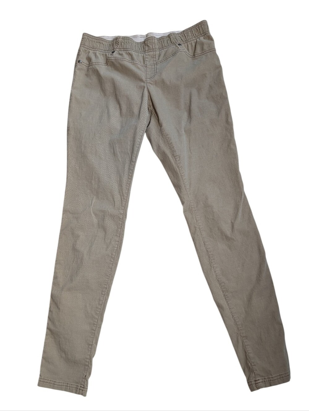 Athleta Khaki Pull On Corduroy Pants Women's 8